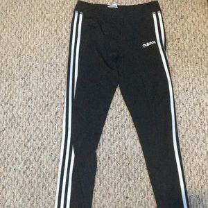 Black and white Adidas leggings